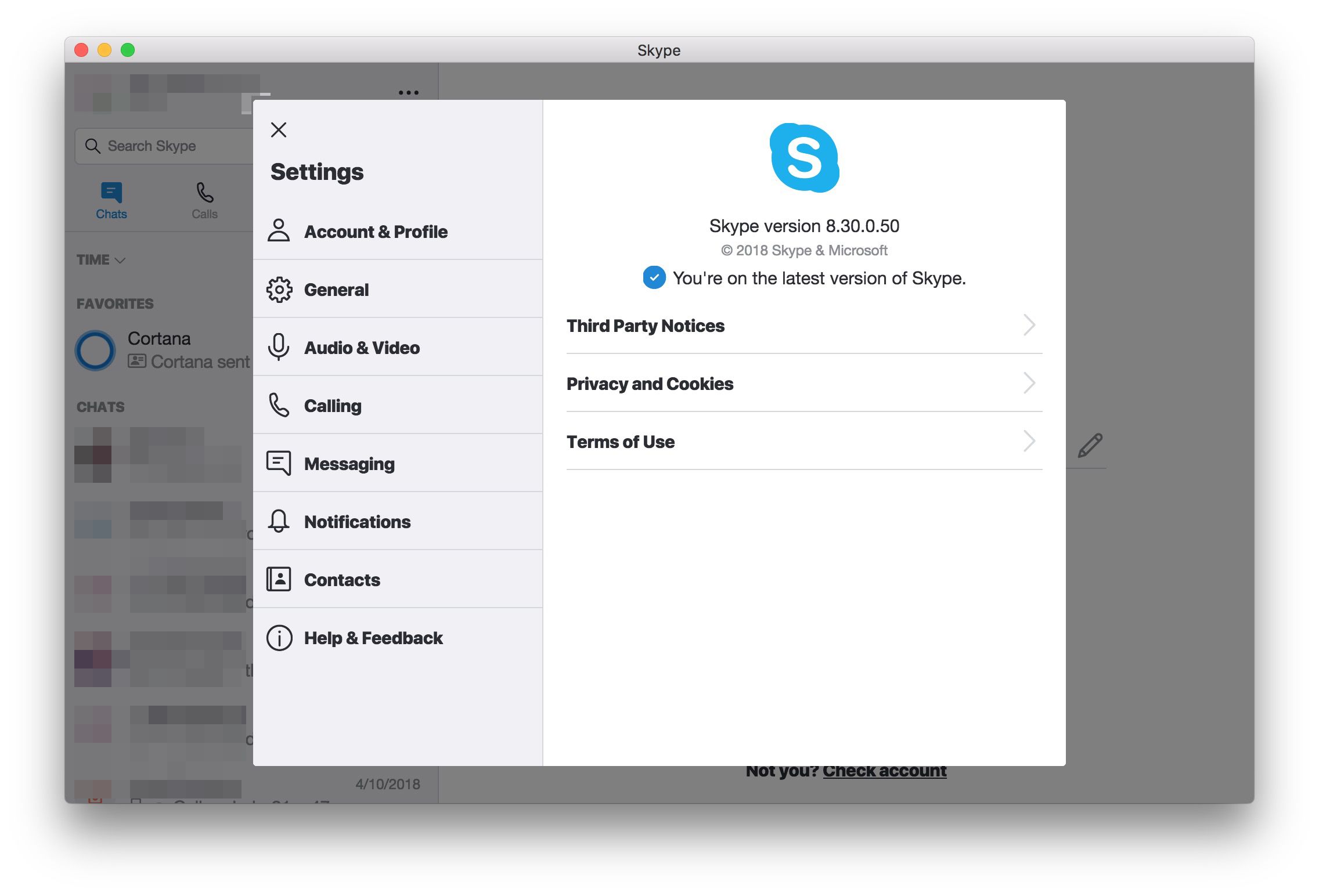The Skype App For Mac Os
